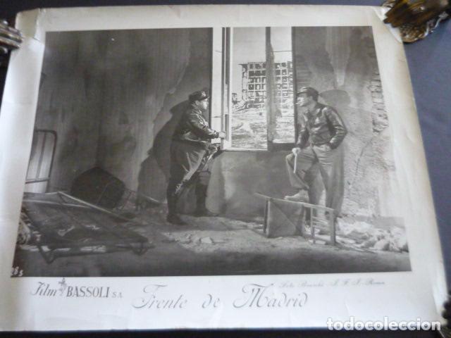 Cine: PELICULA FRENTE DE MADRID JUAN DE LANDA GUERRA CIVIL ANTIGUA FOTOGRAFIA ORIGINAL 24,5 X 30,5 CM