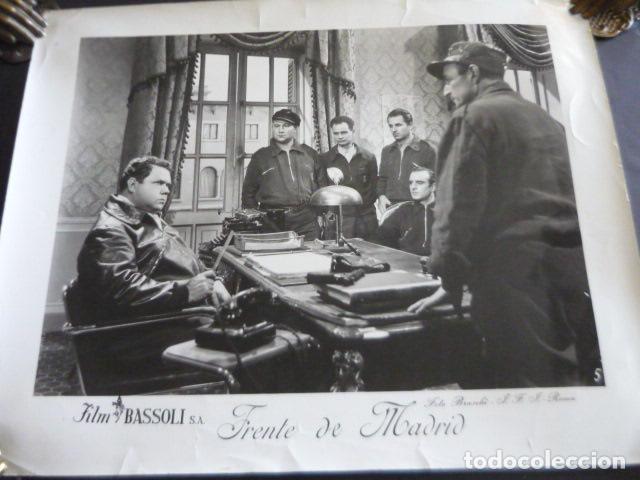 Cine: PELICULA FRENTE DE MADRID JUAN DE LANDA GUERRA CIVIL ANTIGUA FOTOGRAFIA ORIGINAL 24,5 X 30,5 CM