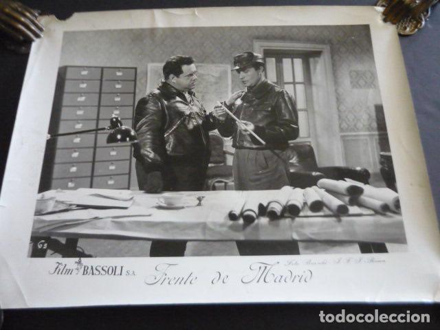 Cine: PELICULA FRENTE DE MADRID JUAN DE LANDA GUERRA CIVIL ANTIGUA FOTOGRAFIA ORIGINAL 24,5 X 30,5 CM