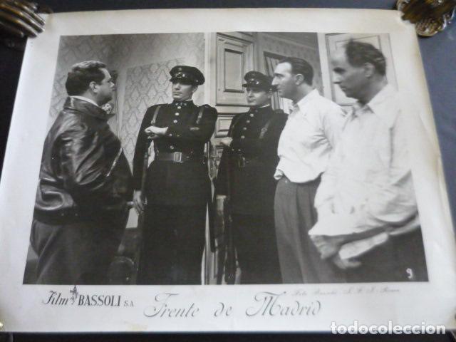 Cine: PELICULA FRENTE DE MADRID JUAN DE LANDA GUERRA CIVIL ANTIGUA FOTOGRAFIA ORIGINAL 24,5 X 30,5 CM
