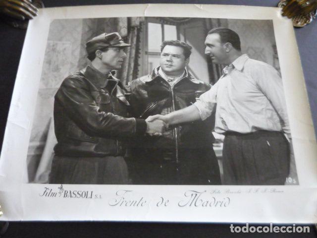 Cine: PELICULA FRENTE DE MADRID JUAN DE LANDA GUERRA CIVIL ANTIGUA FOTOGRAFIA ORIGINAL 24,5 X 30,5 CM