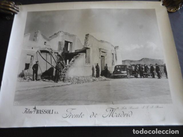 Cine: PELICULA FRENTE DE MADRID JUAN DE LANDA GUERRA CIVIL ANTIGUA FOTOGRAFIA ORIGINAL 24,5 X 30,5 CM