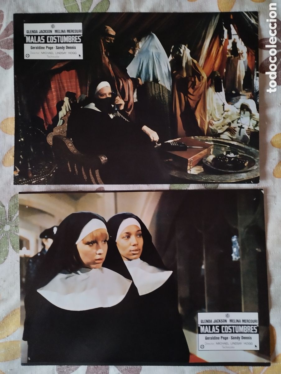 Cine: 10 FOTOCROMOS - MALAS COSTUMBRES - SET COMPLETO