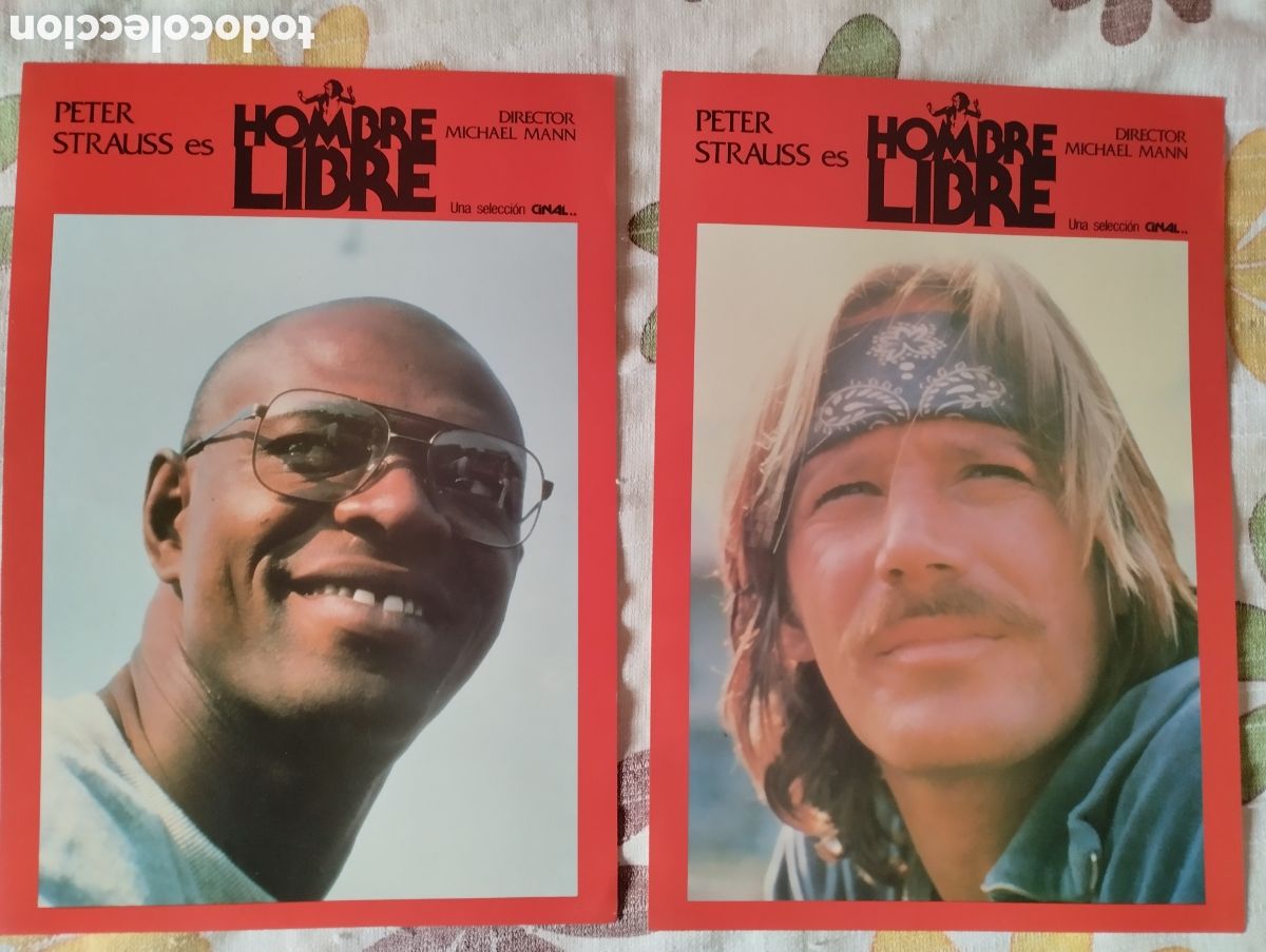 Cine: 12 FOTOCROMOS - HOMBRE LIBRE - SET COMPLETO