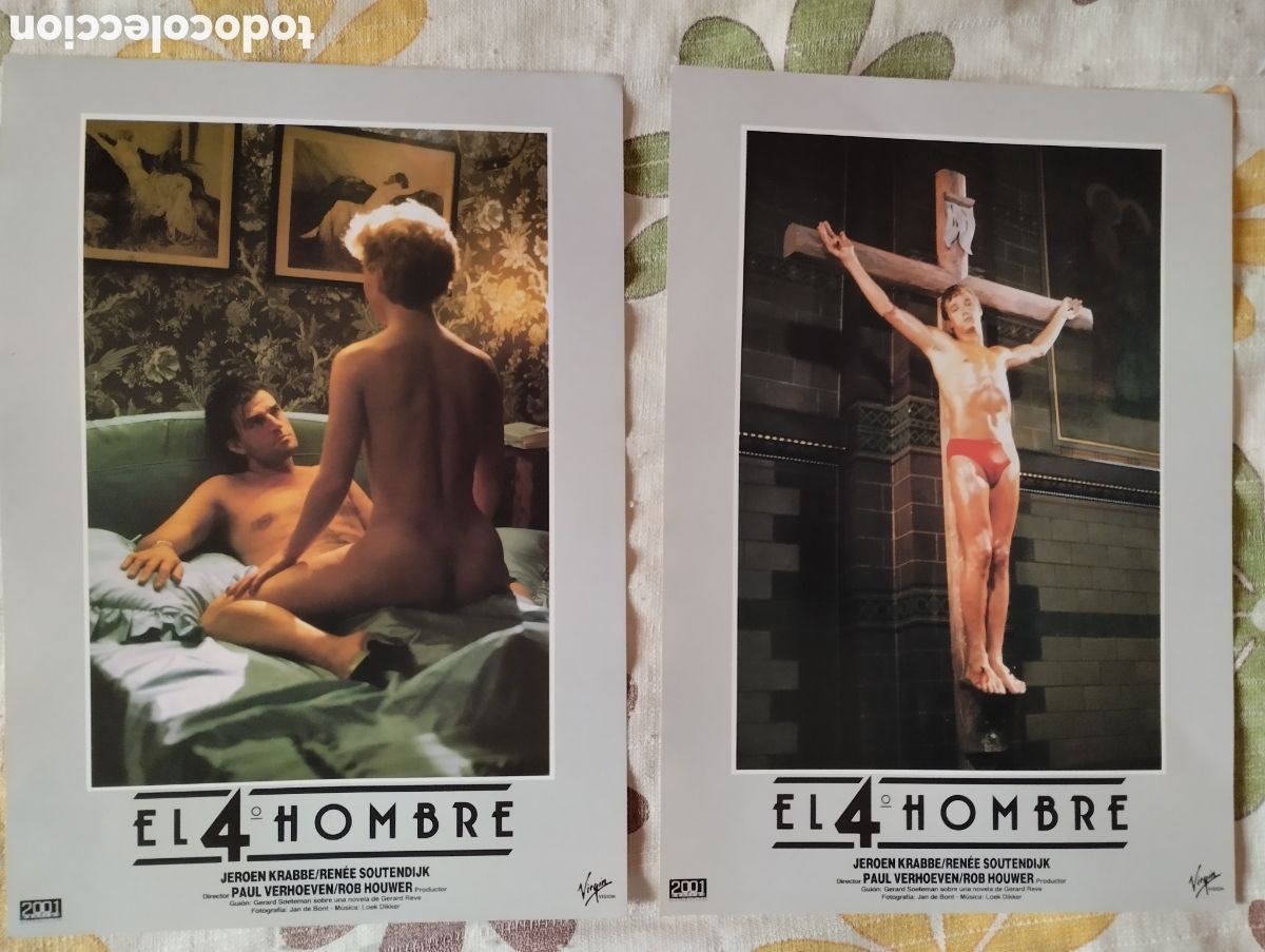 Cine: 12 FOTOCROMOS - EL 4&deg; HOMBRE - SET COMPLETO