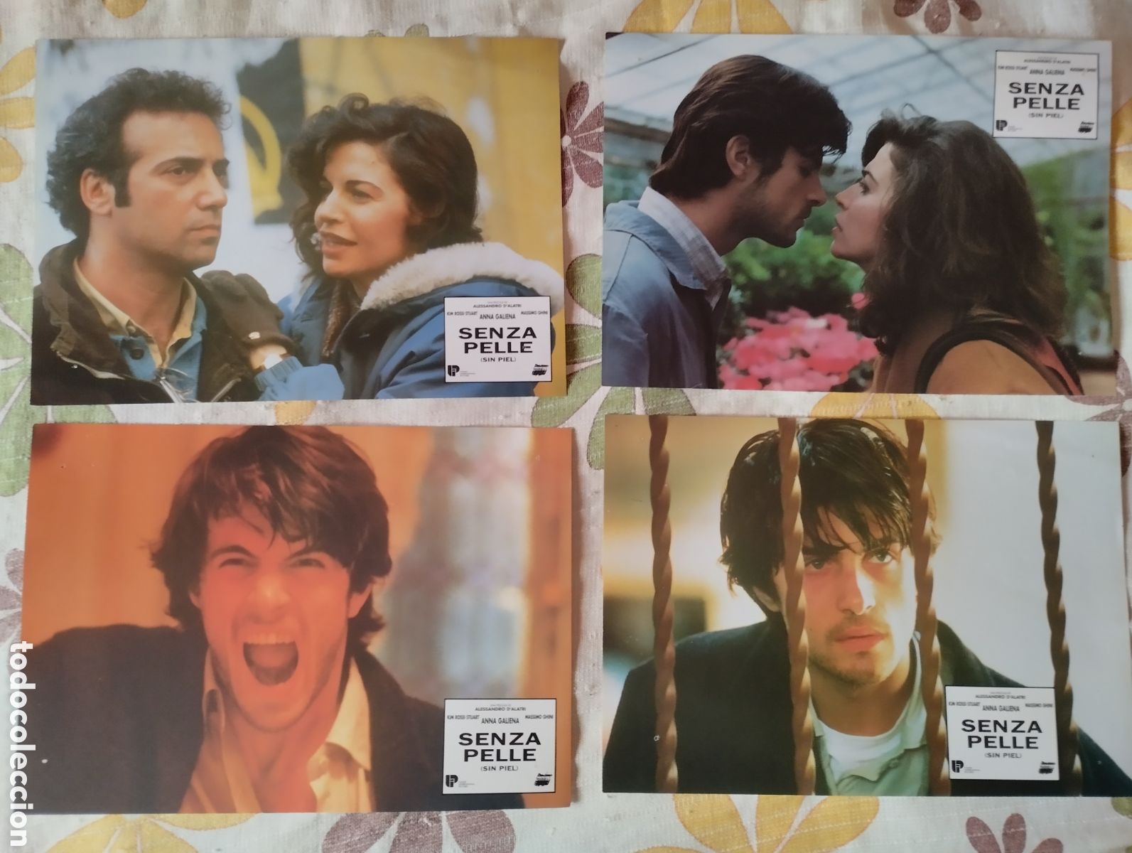 Cine: 8 FOTOCROMOS+ GUIA SIMPLE - SENZA PELLE - SET COMOLETO