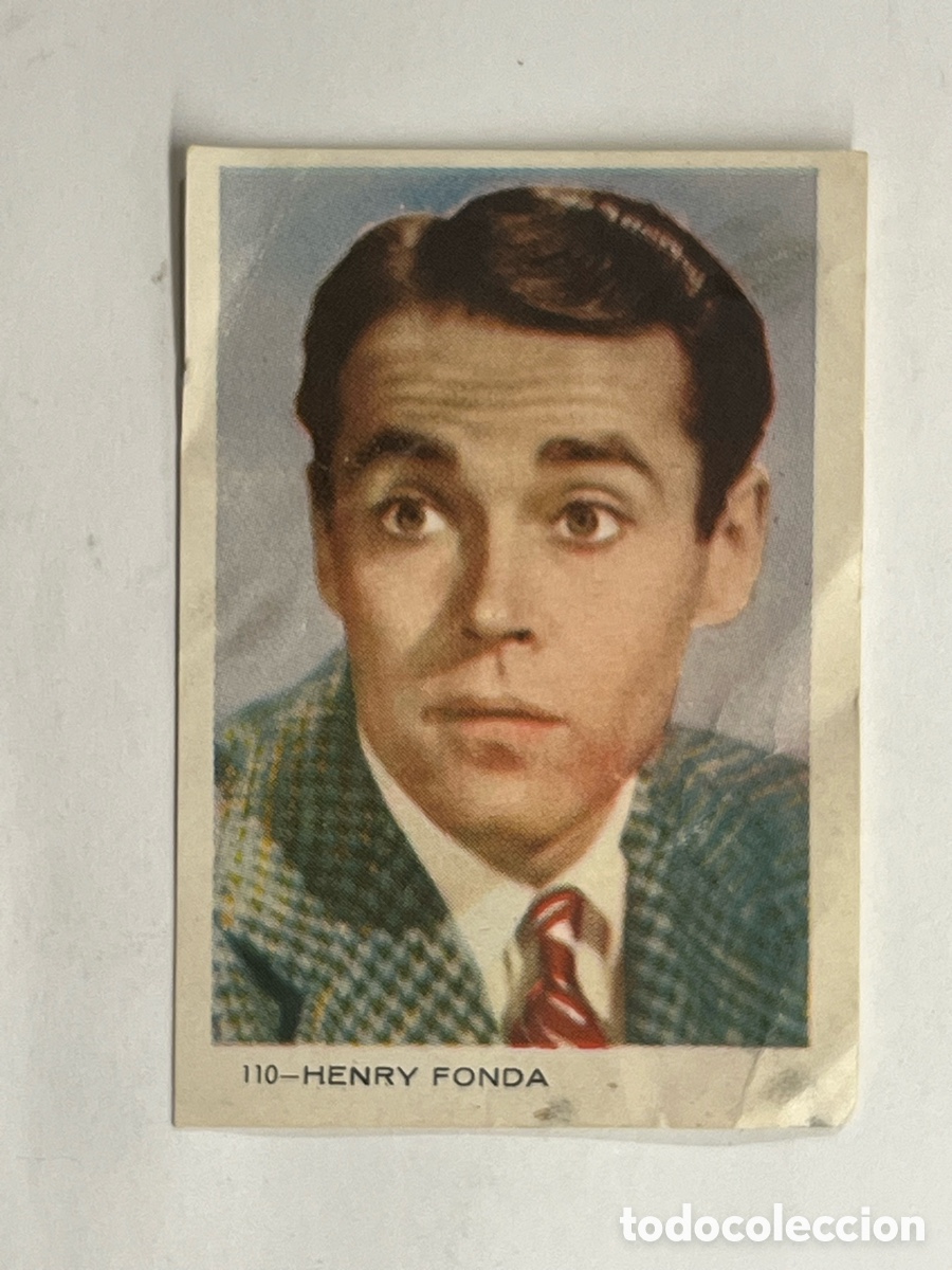 Cine: HENRY FONDA.. Colecci&oacute;n Artistas de cine - Cromo. Sin publicidad