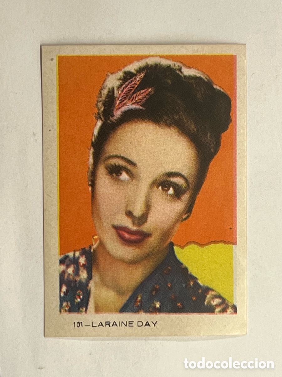 Cine: LARAINE DAY.. Colecci&oacute;n Artistas de cine - Cromo. Sin publicidad