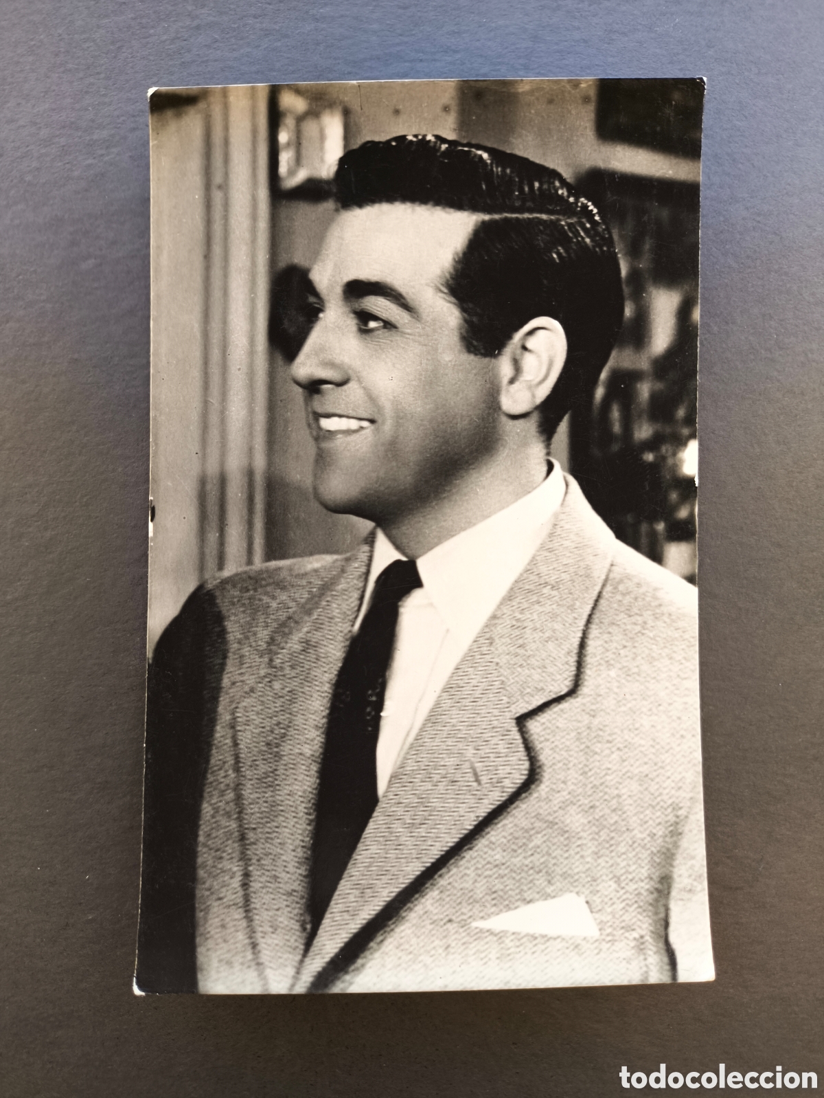 Cine: Antigua fotograf&iacute;a fotocromo tarjeta cine Luis Mariano 2338