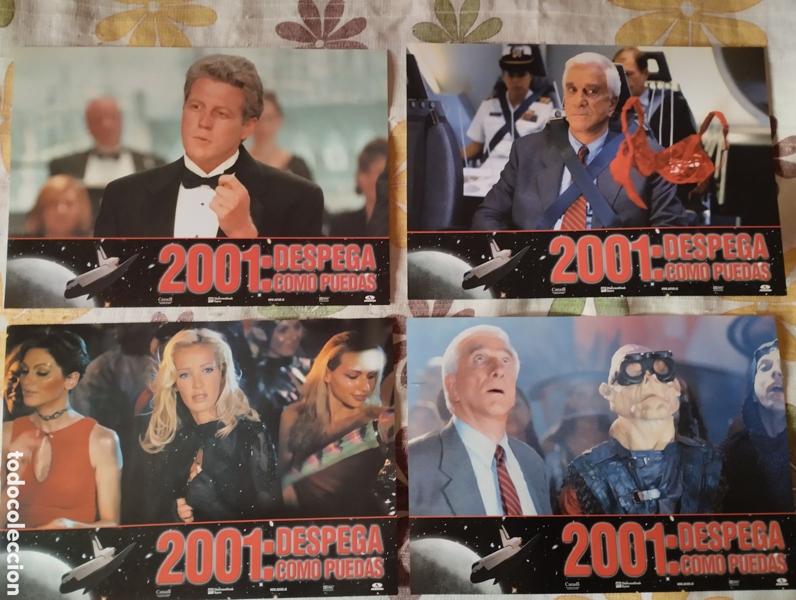 Cine: 12 FOTOCROMOS - 2001 DESPEGA COMO PUEDAS - SET COMPLETO