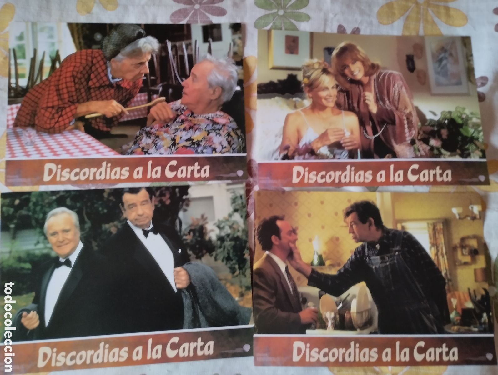 Cine: 12 FOTOCROMOS - DISCORDIAS A LA CARTA - SET COMPLETO