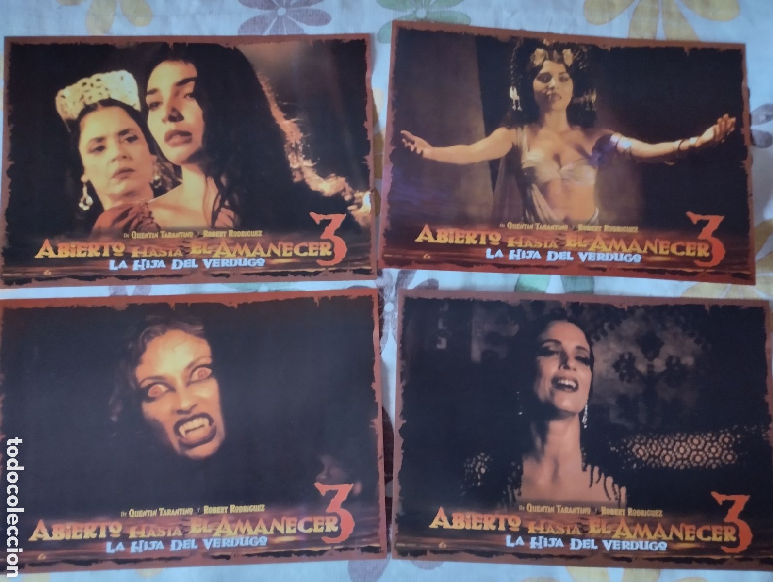 Cine: 12 FOTOCROMOS - ABIERTO HASTA EL AMANECER 3 LA HIJA DEL VERDUGO - SET COMPLETO