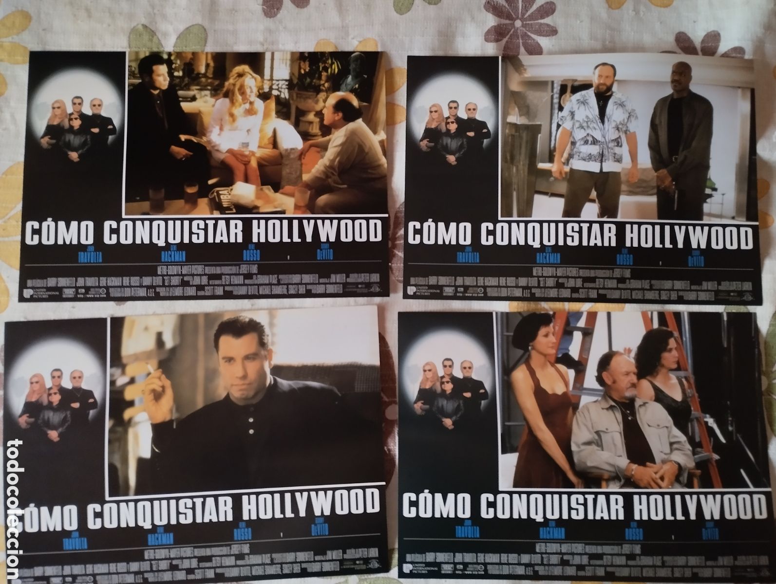 Cine: 12 FOTOCROMOS - COMO CONQUISTAR HOLLYWOOD - SET COMPLETO - JOHN TRAVOLTA