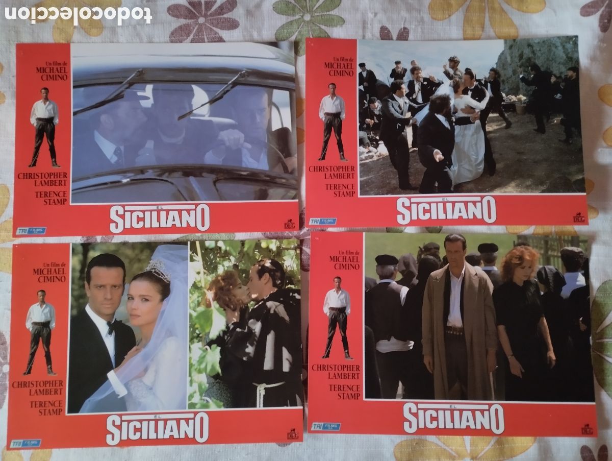 Cine: 12 FOTOCROMOS - SICILIANO - SET COMPLETO - CHRISTOPHER LAMBERT