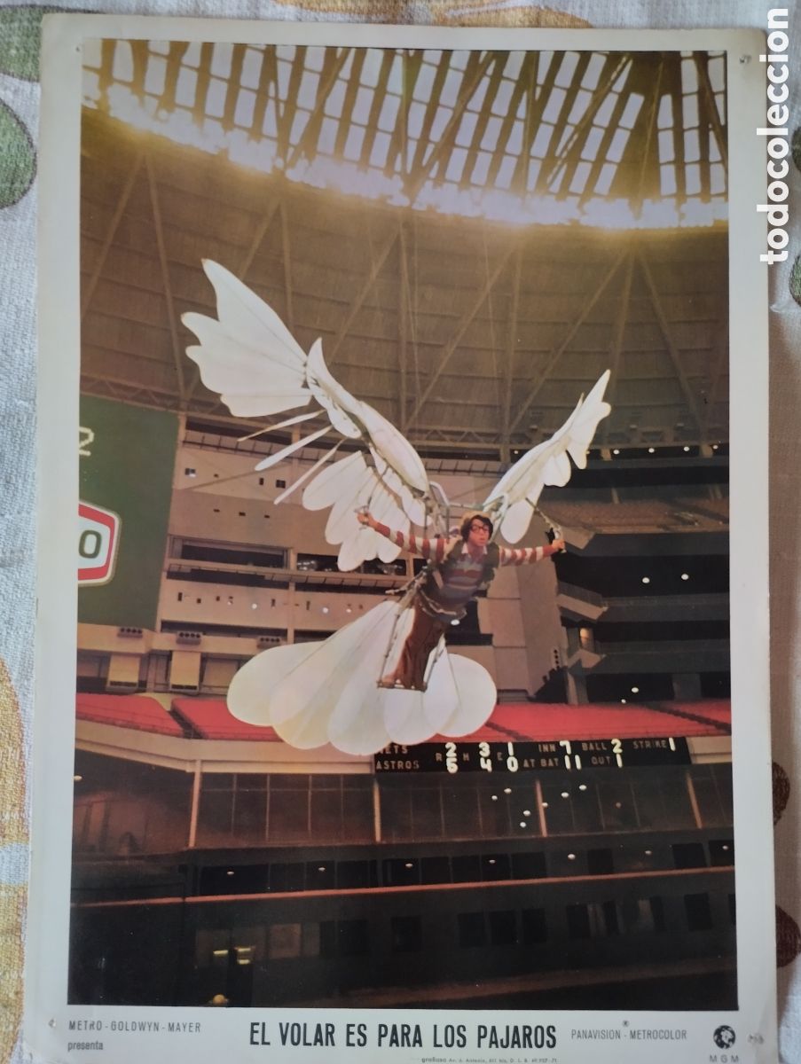 Cine: 9 FOTOCROMOS - EL VOLAR ES PARA LOS P&Aacute;JAROS - SET COMPLETO