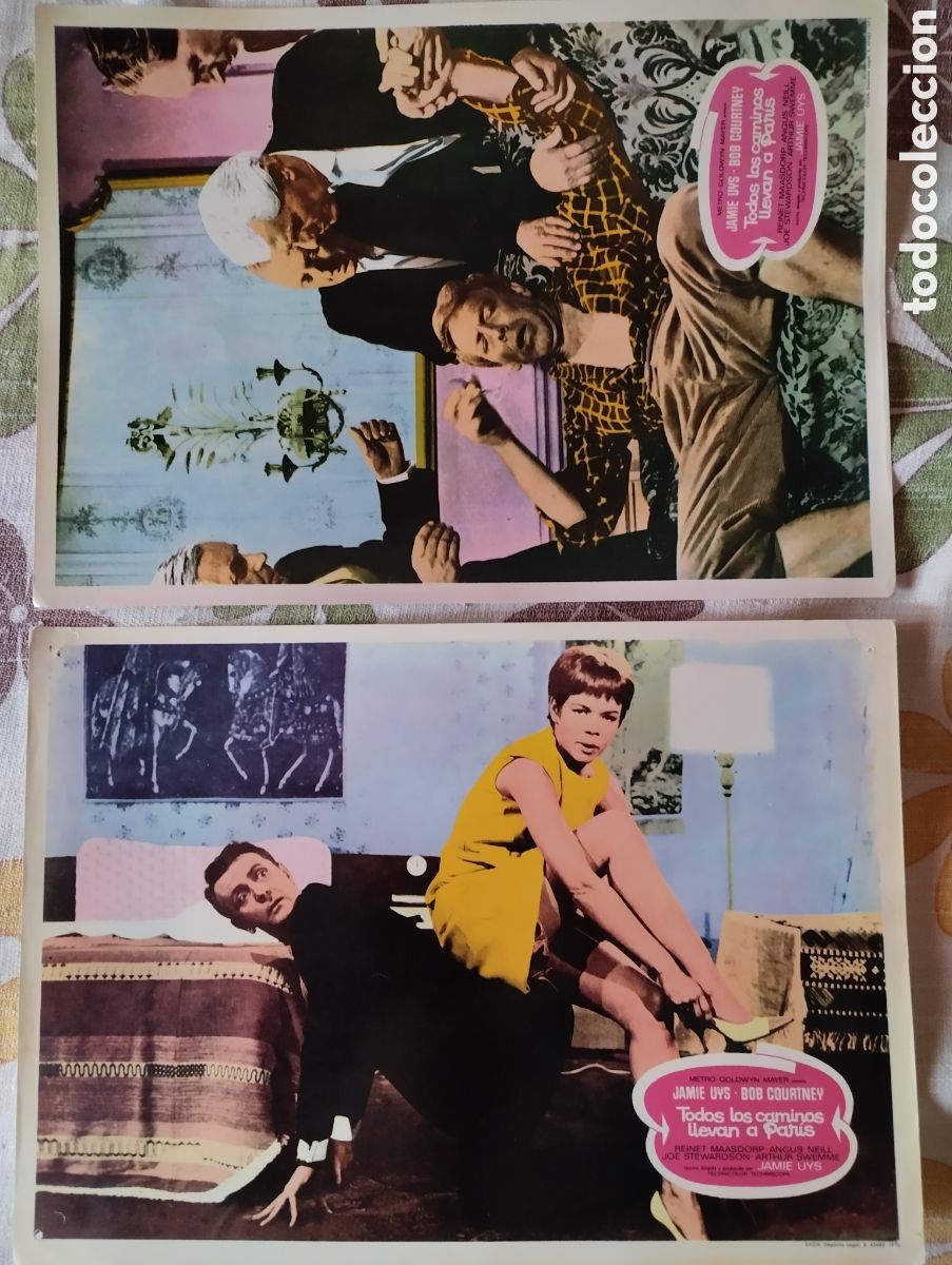 Cine: 6 FOTOCROMOS - TODOS LOS CAMINOS LLEVAN A PARIS