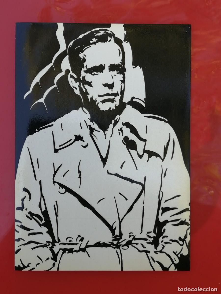 Cine: POSTAL 18787 NUEVA-LIPAL LIB.ANTONIO MACHADO -BOGART ILUSTRADOR ALBERTO CORAZON -CINE