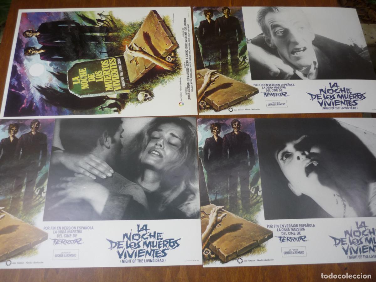 Cine: La noche de los muertos vivientes 12 fotocromos originales george a. romero Night of the Living Dead