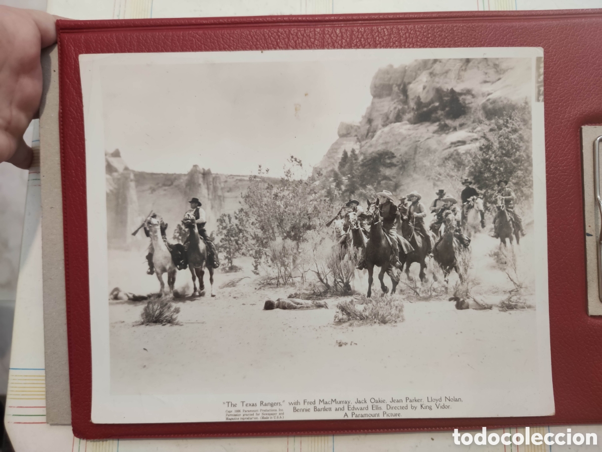 Cine: Foto - The Texas Rangers - Milicias de paz - Fred MacMurray - Original de distribuidora - Western