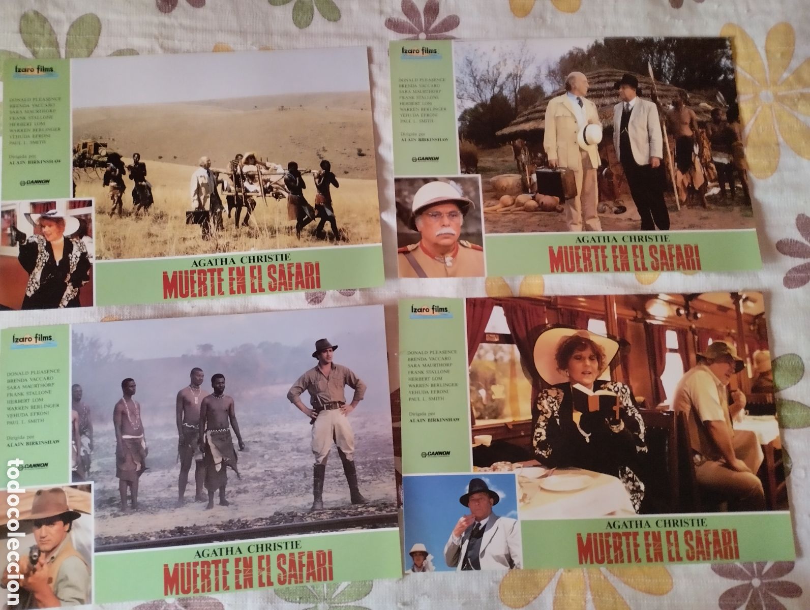 Cine: 10 FOTOCROMOS - MUERTE EN EL SAFARI