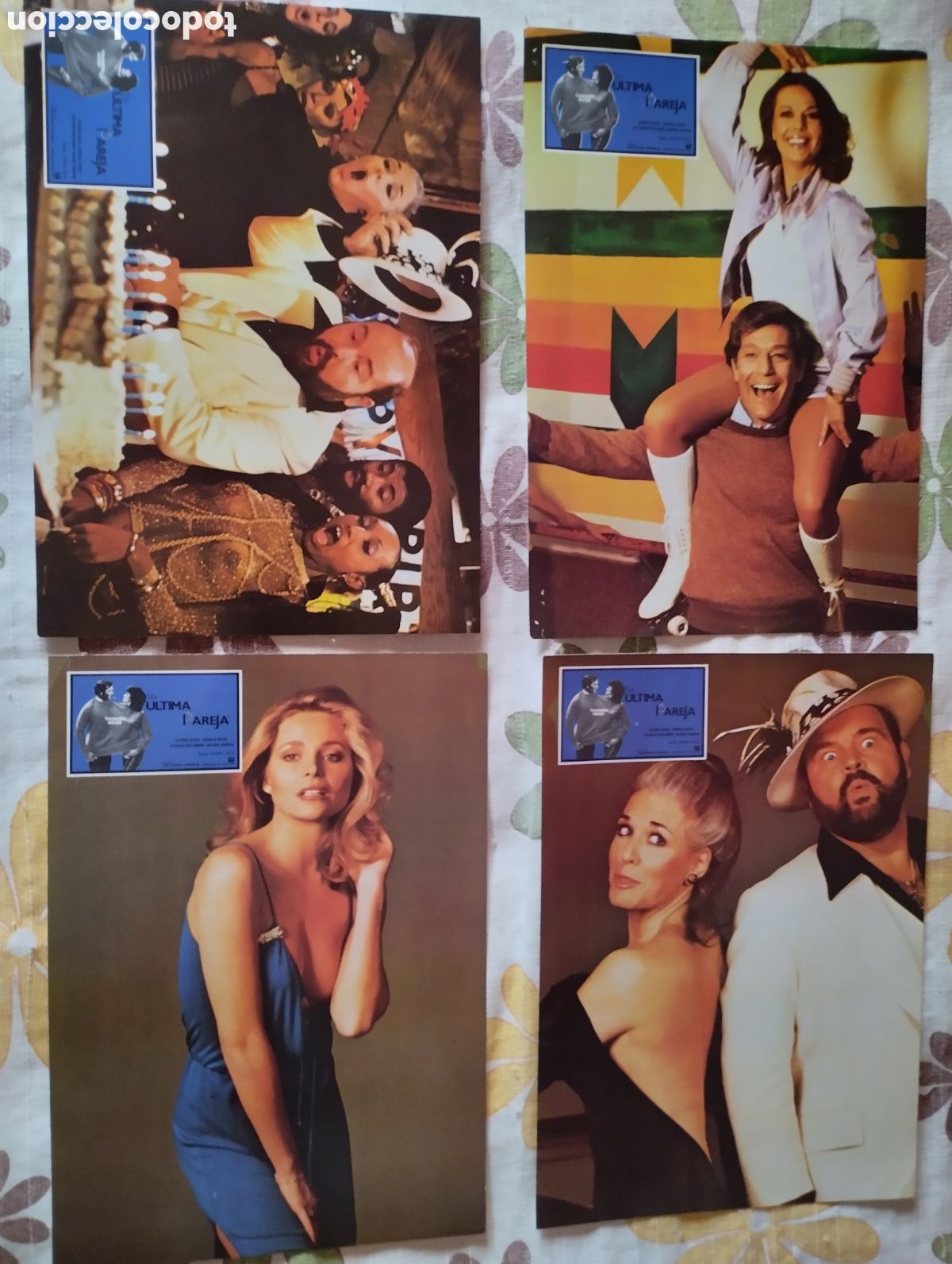 Cine: 12 FOTOCROMOS - &Uacute;LTIMA PAREJA - SET COMPLETO