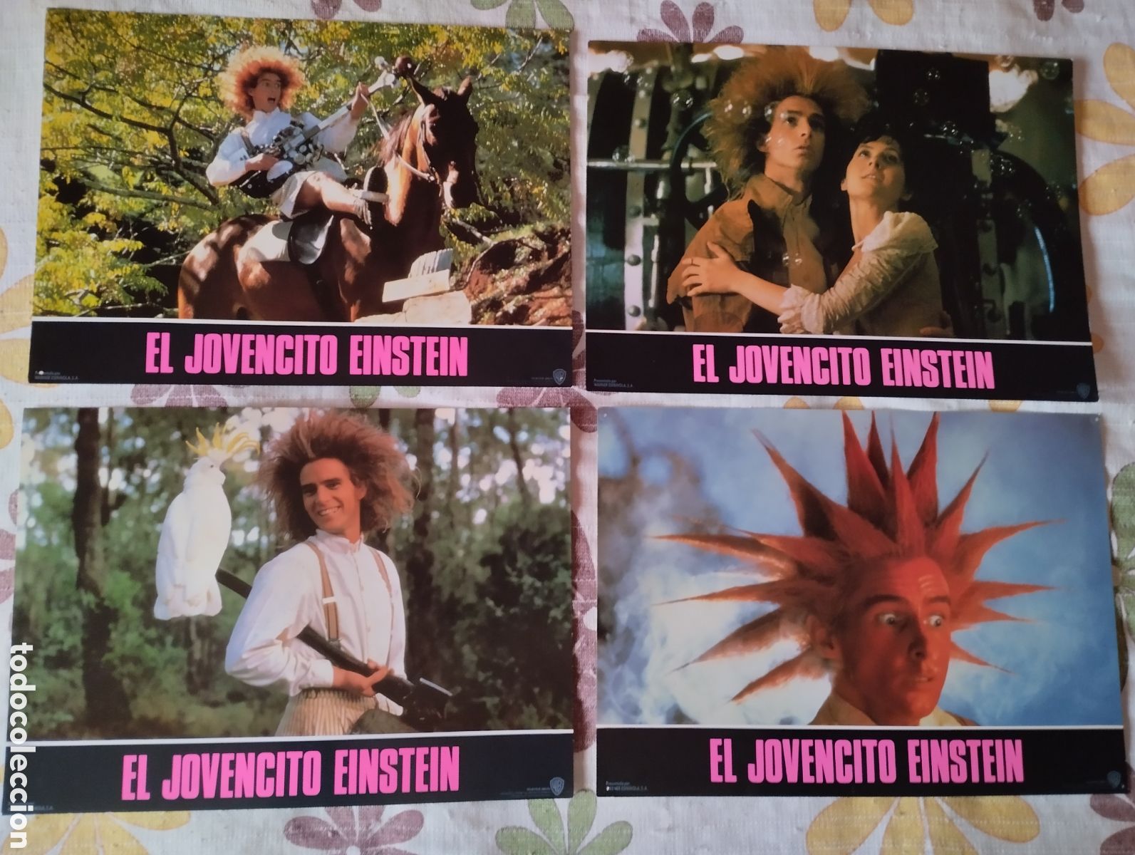 Cine: 12 FOTOCROMOS - EL JOVENCITO EINSTEIN - SET COMPLETO