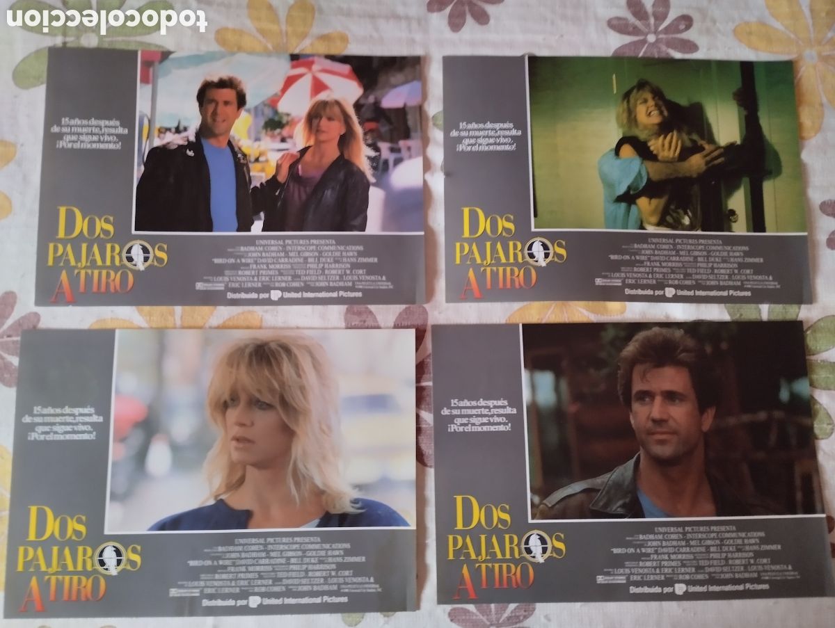 Cine: 8 FOTOCROMOS - DOS P&Aacute;JAROS A TIRO