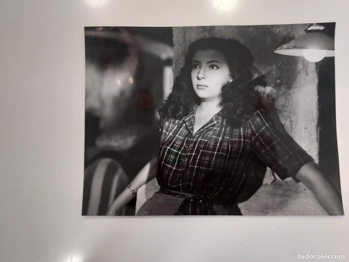 Cine: MARIA ASQUERINO PELICULA EL SOTANO (JAIME DE MAYORA 1949). FOTO IBA&Ntilde;EZ. 21 X 16