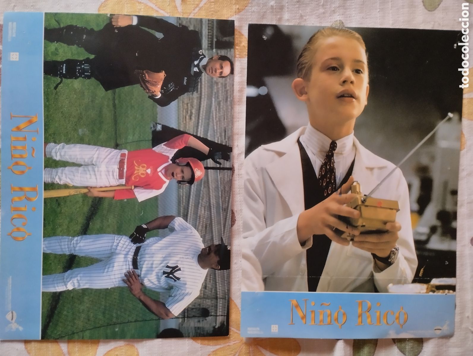 Cine: 12 FOTOCROMOS - NI&Ntilde;O RICO - SET COMPLETO