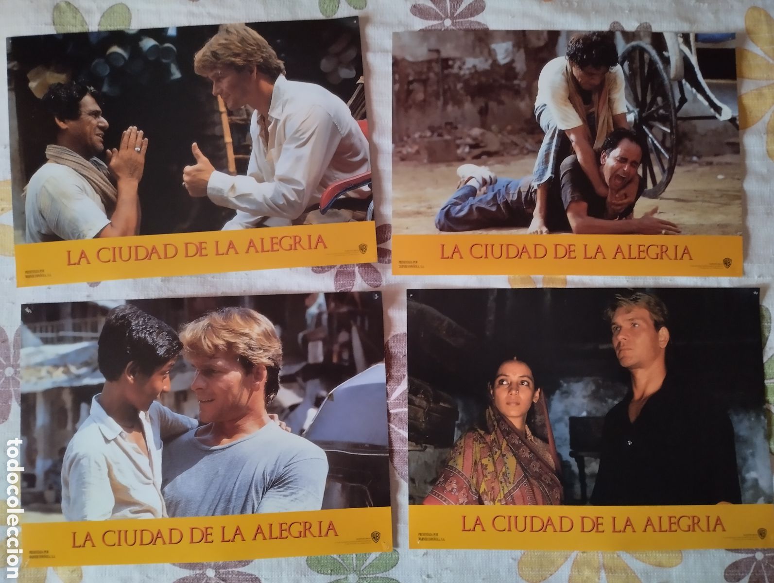 Cine: 12 FOTOCROMOS - LA CIUDAD DE LA ALEGR&Iacute;A - SET COMPLETO