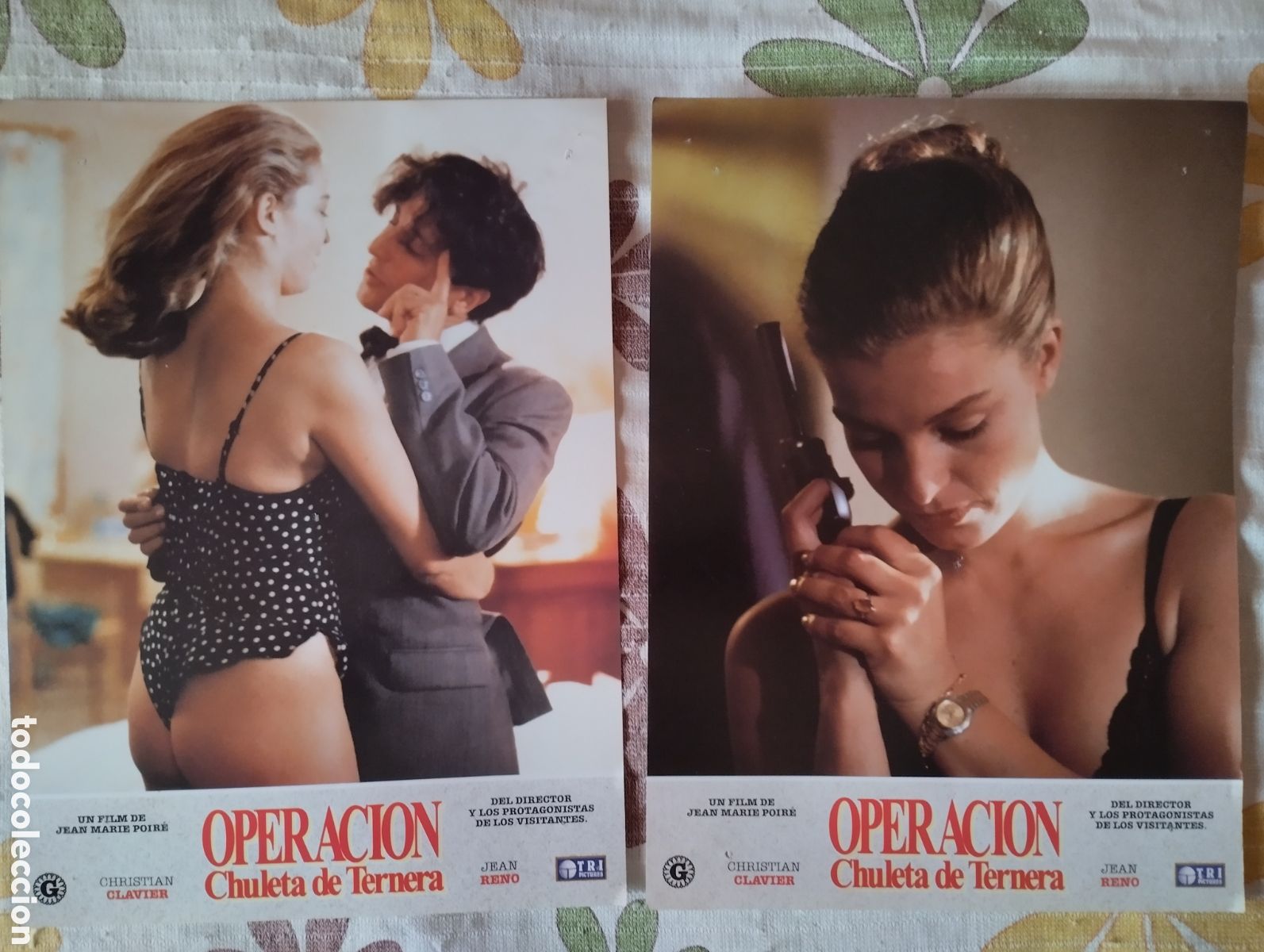 Cine: 12 FOTOCROMOS - OPERACI&Oacute;N CHULETA DE TERNERA - SET COMPLETO