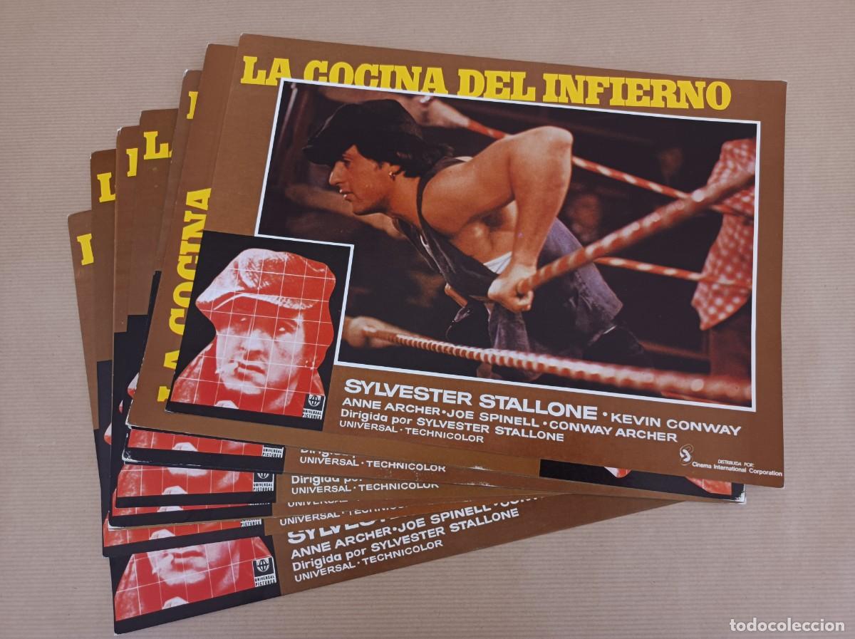 Cine: 12 FOTOCROMOS LA COCINA DEL INFIERNO SERIE COMPLETA LOTE 3