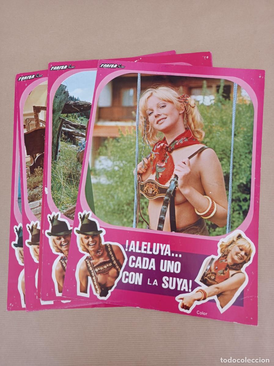 Cine: 7 FOTOCROMOS ALELUYA CADA UNO CON LA SUYA SERIE INCOMPLETA