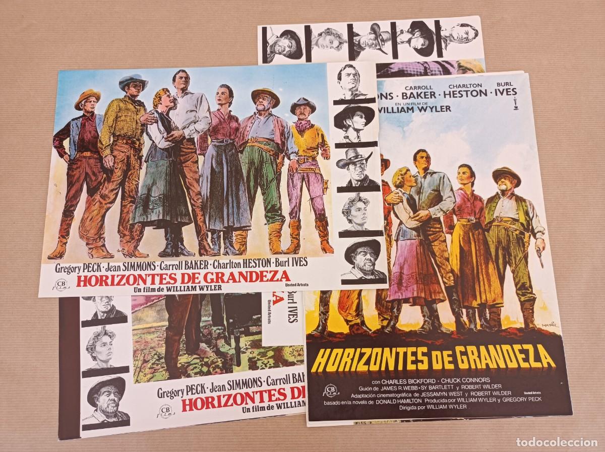 Cine: 12 FOTOCROMOS HORIZONTES DE GRANDEZA SERIE COMPLETA