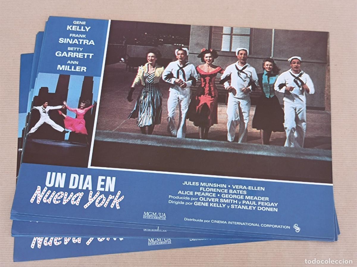 Cine: 12 FOTOCROMOS UN D&Iacute;A EN NUEVA YORK SERIE COMPLETA