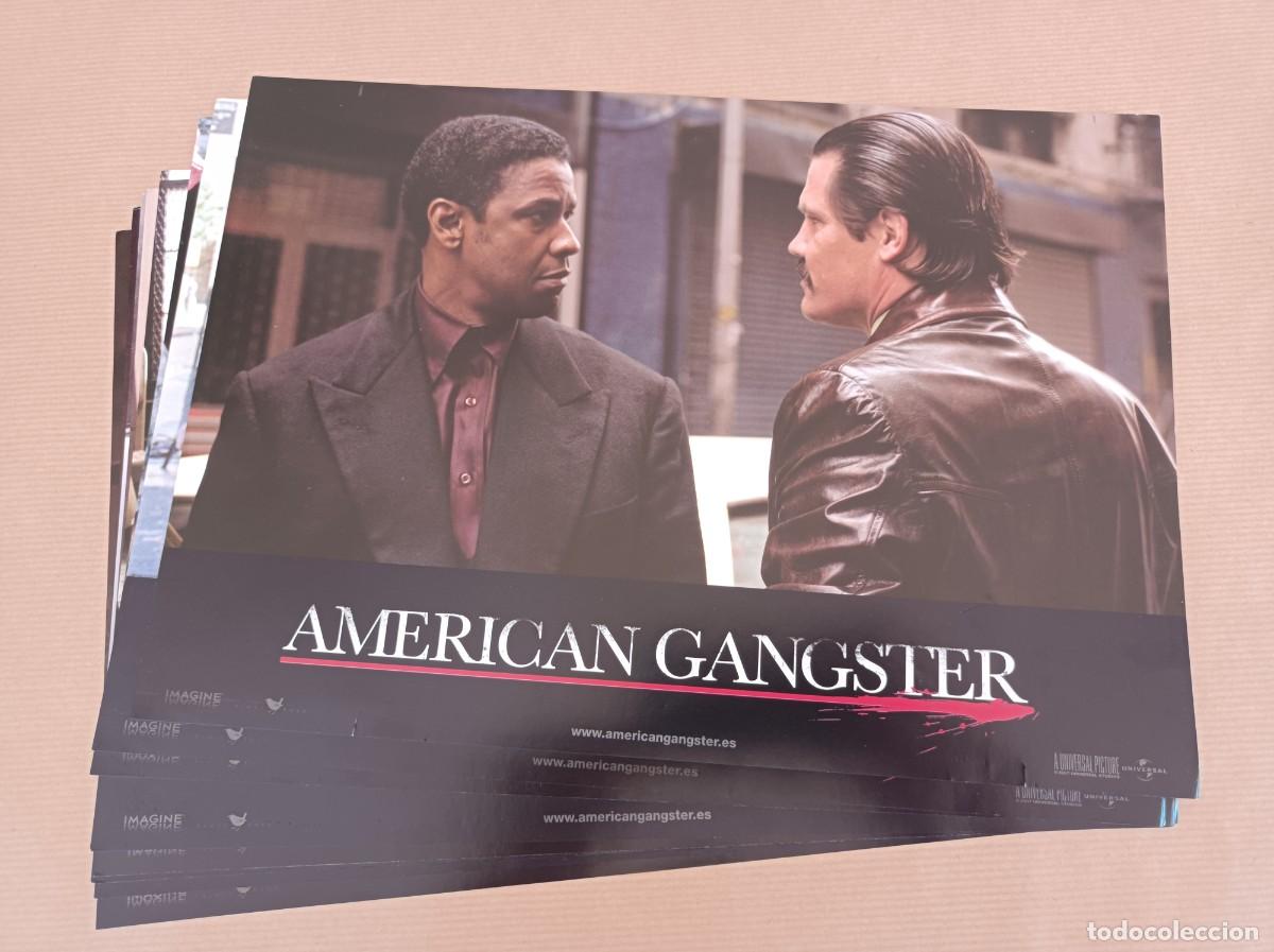 Cine: 8 FOTOCROMOS AMERICAN GANGSTER SERIE COMPLETA