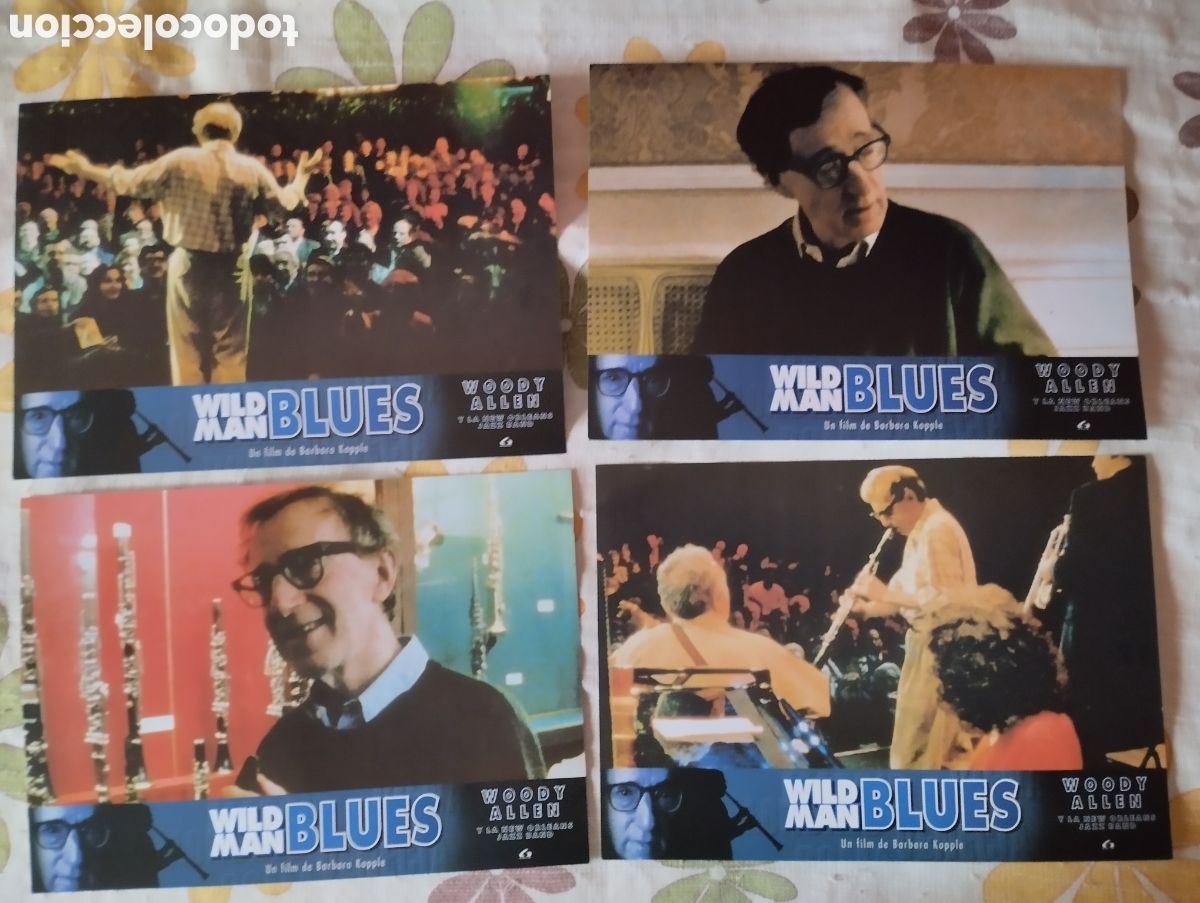 Cine: 12 FOTOCROMOS - WILD MAN BLUES - SET COMPLETO - WOODY ALLEN