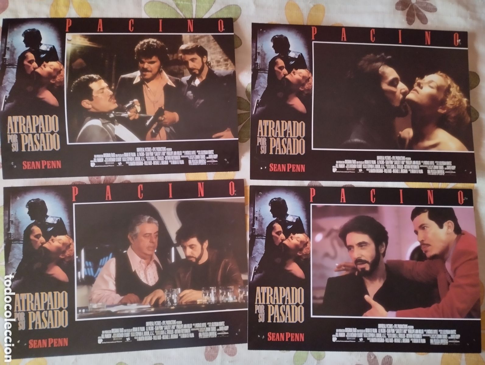 Cine: 12 FOTOCROMOS - ATRAPADO POR SU PASADO - SET COMPLETO