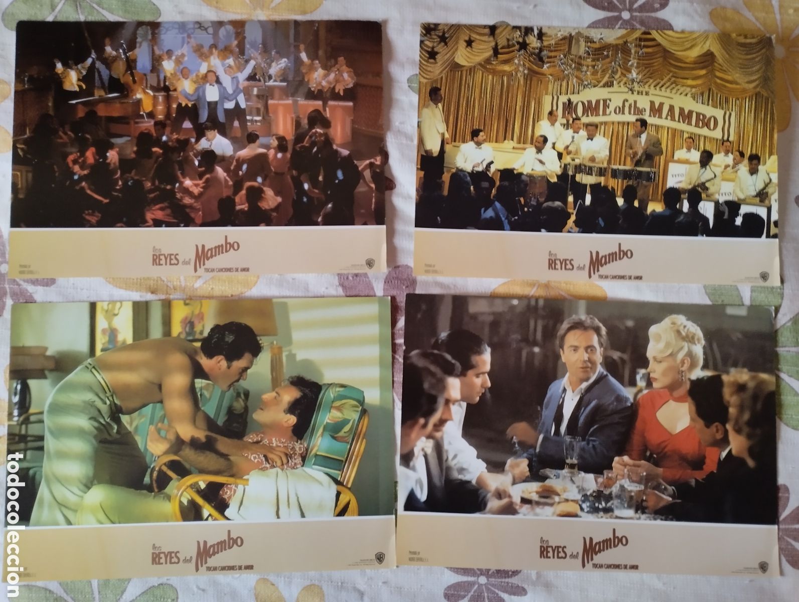 Cine: 12 FOTOCROMOS - LOS REYES DEL MAMBO - SET COMPLETO - ANTONIO BANDERAS