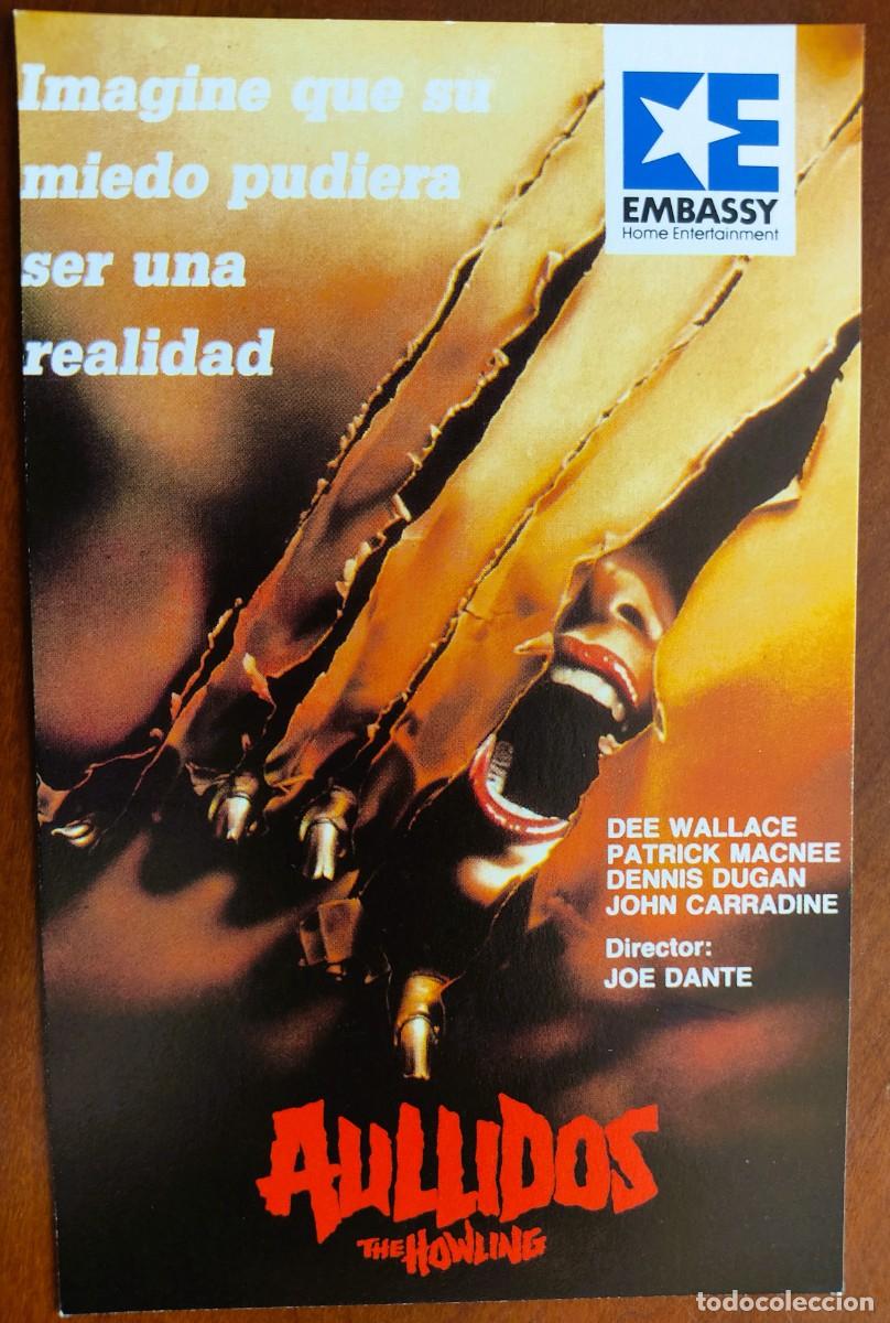 Cine: POSTAL DE CINE AULLIDOS CON DEE WALLACE - AVCO EMBASSY PICTURE A&Ntilde;O 1980