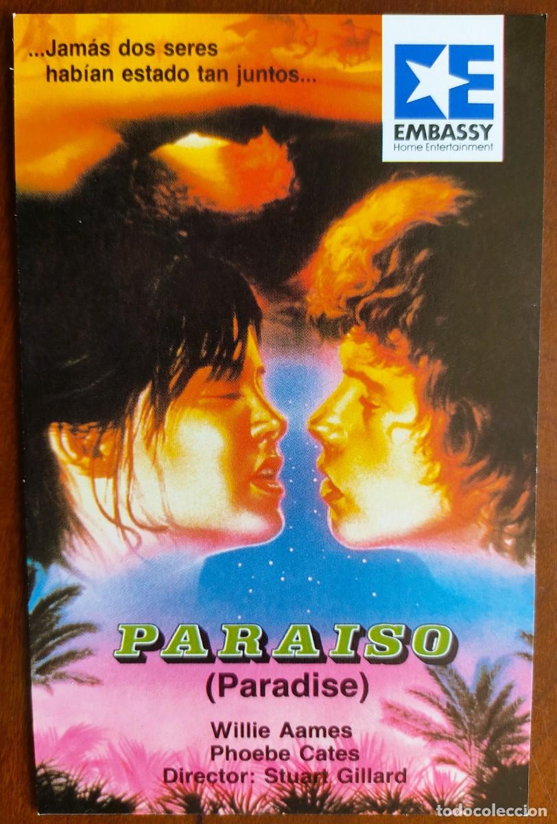 Cine: POSTAL DE CINE PARAISO CON WILLIE AAMES - AVCO EMBASSY PICTURE A&Ntilde;O 1982
