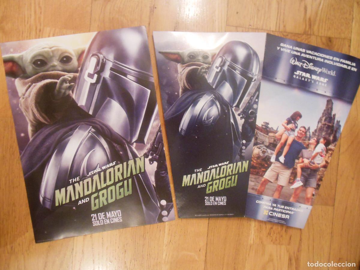 Cine: THE MANDALORIAN AND GROGU STAR WARS CARTEL GUIA Y CAJA DE PALOMITAS PROGRAMA DE CINE