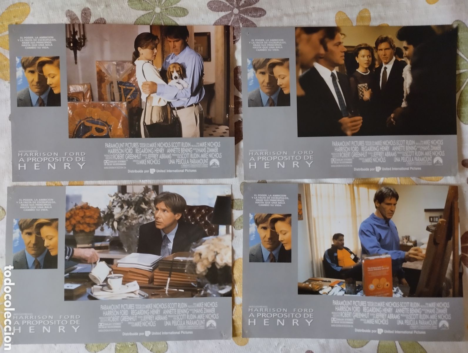 Cine: 12 FOTOCROMOS - A PROPOSITO DE HENRY - SET COMPLETO