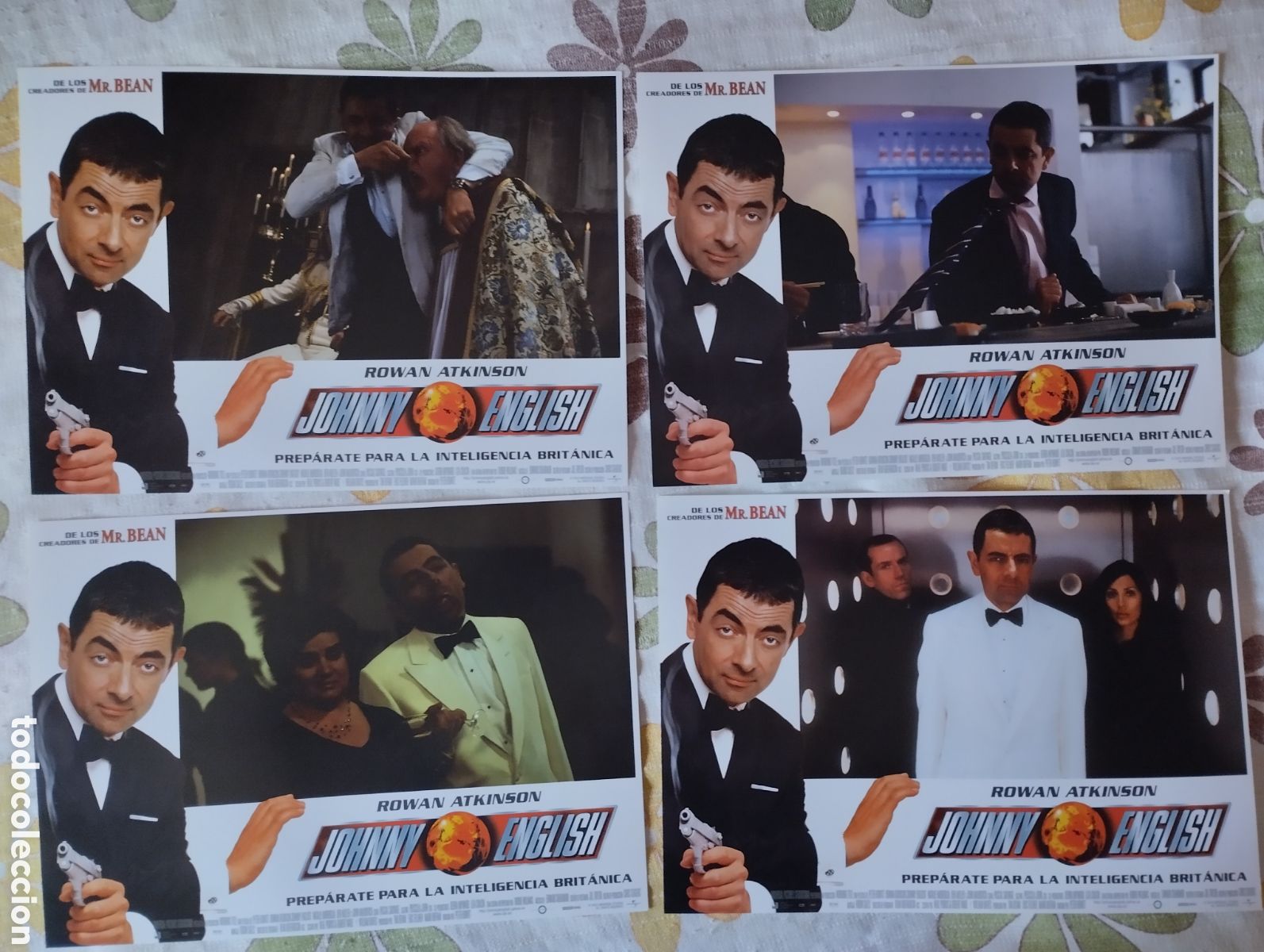 Cine: 12 FOTOCROMOS - JOHNNY ENGLISH - SET COMPLETO