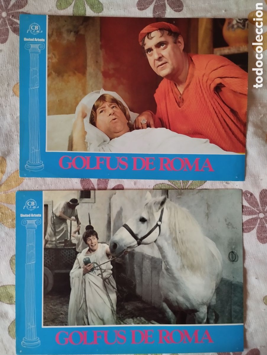 Cine: 12 FOTOCROMOS - GOLFUS DE ROMA - SET COMPLETO