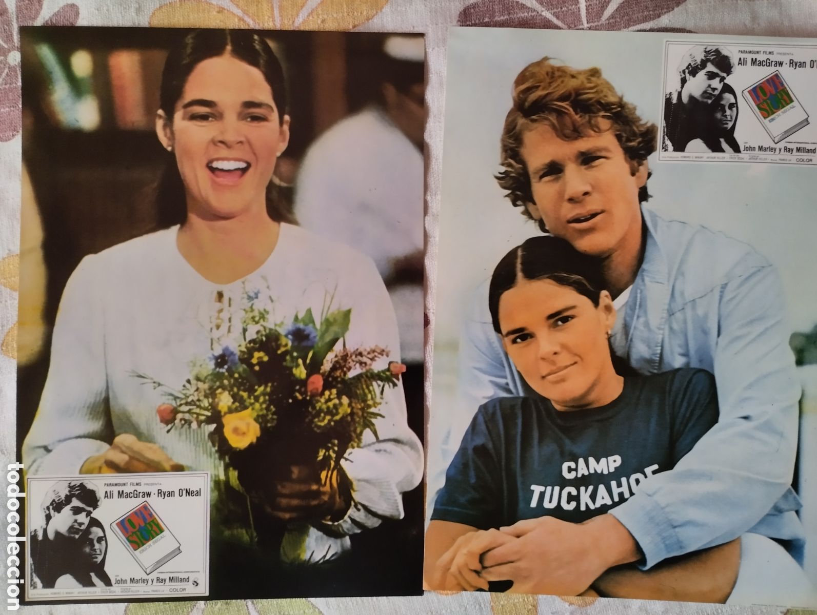 Cine: 12 FOTOCROMOS - LOVE STORY - SET COMPLETO