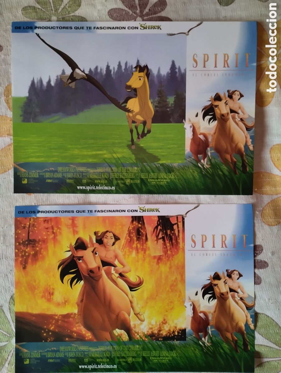 Cine: 6 FOTOCROMOS - SPIRIT - SET COMPLETO