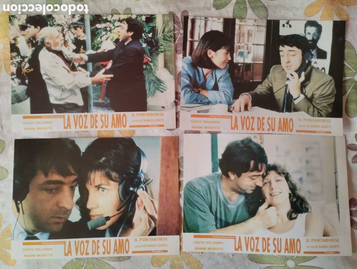 Cine: 8 FOTOCROMOS - LA VOZ DE SU AMO - SET COMPLETO