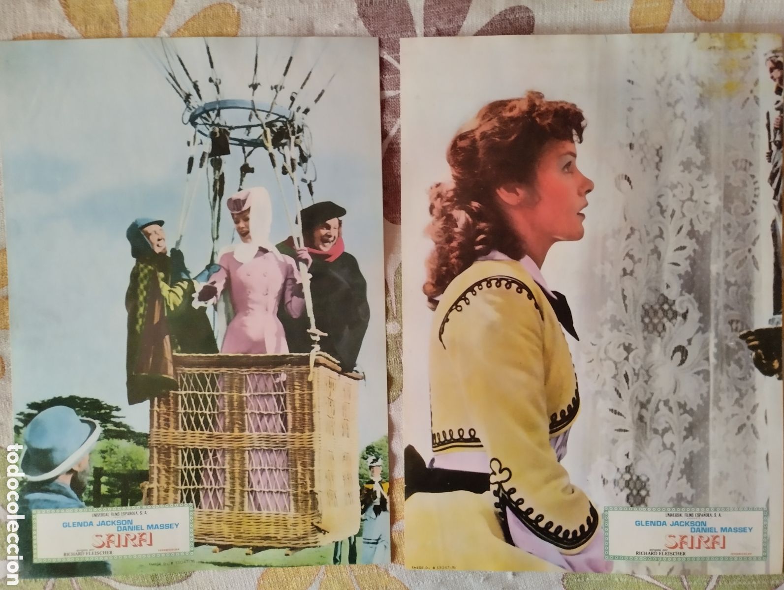 Cine: 10 FOTOCROMOS - SARA - SET COMPLETO - GLENDA JACKSON