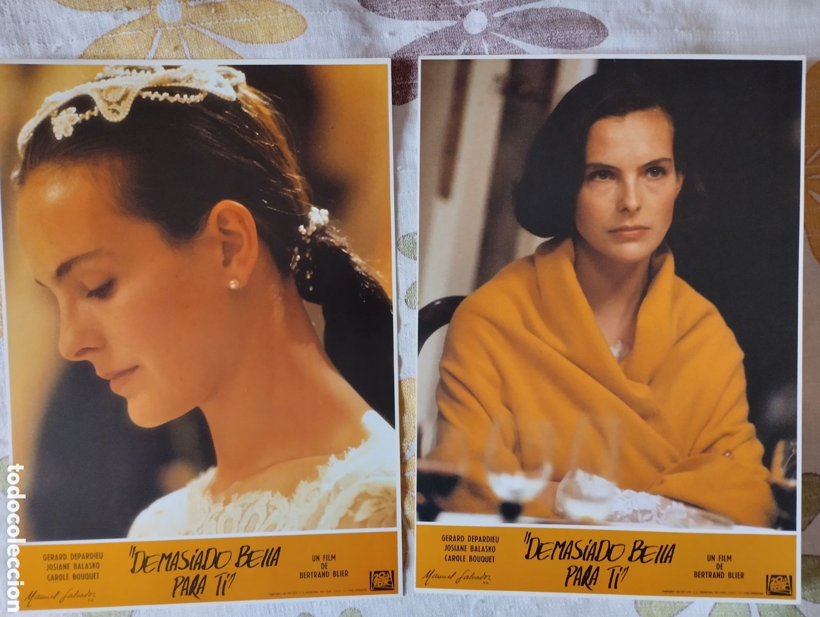 Cine: 8 FOTOCROMOS - DEMASIADO BELLA PARA TI - GERARD DEPARDIEU